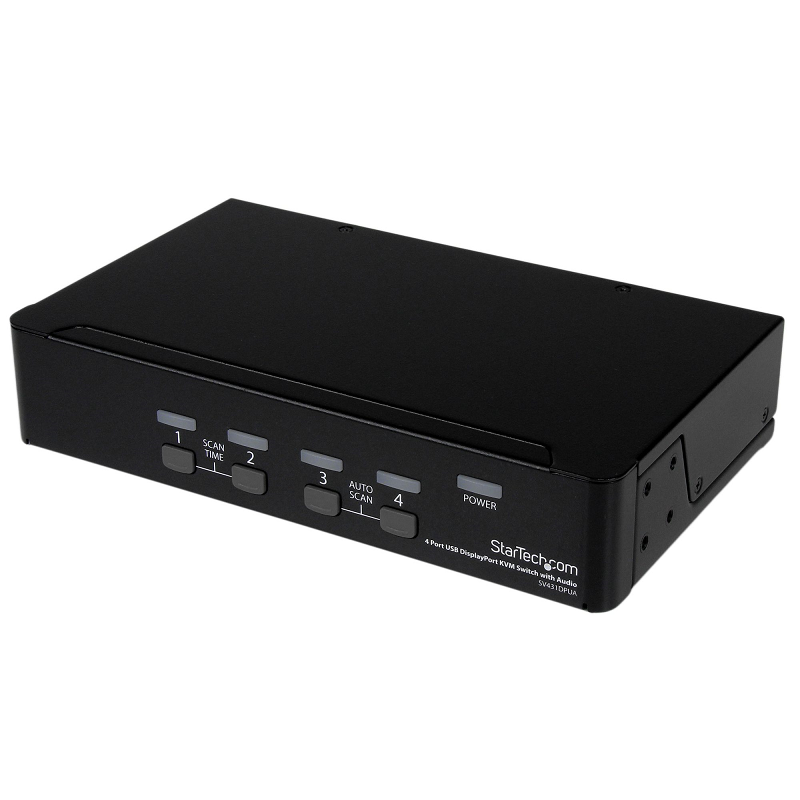 You Recently Viewed StarTech SV431DPUA 4 Port USB DisplayPort KVM Switch with Audio Image